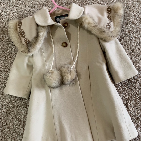 VINTAGE! Beautiful little girls coat - Picture 1 of 5